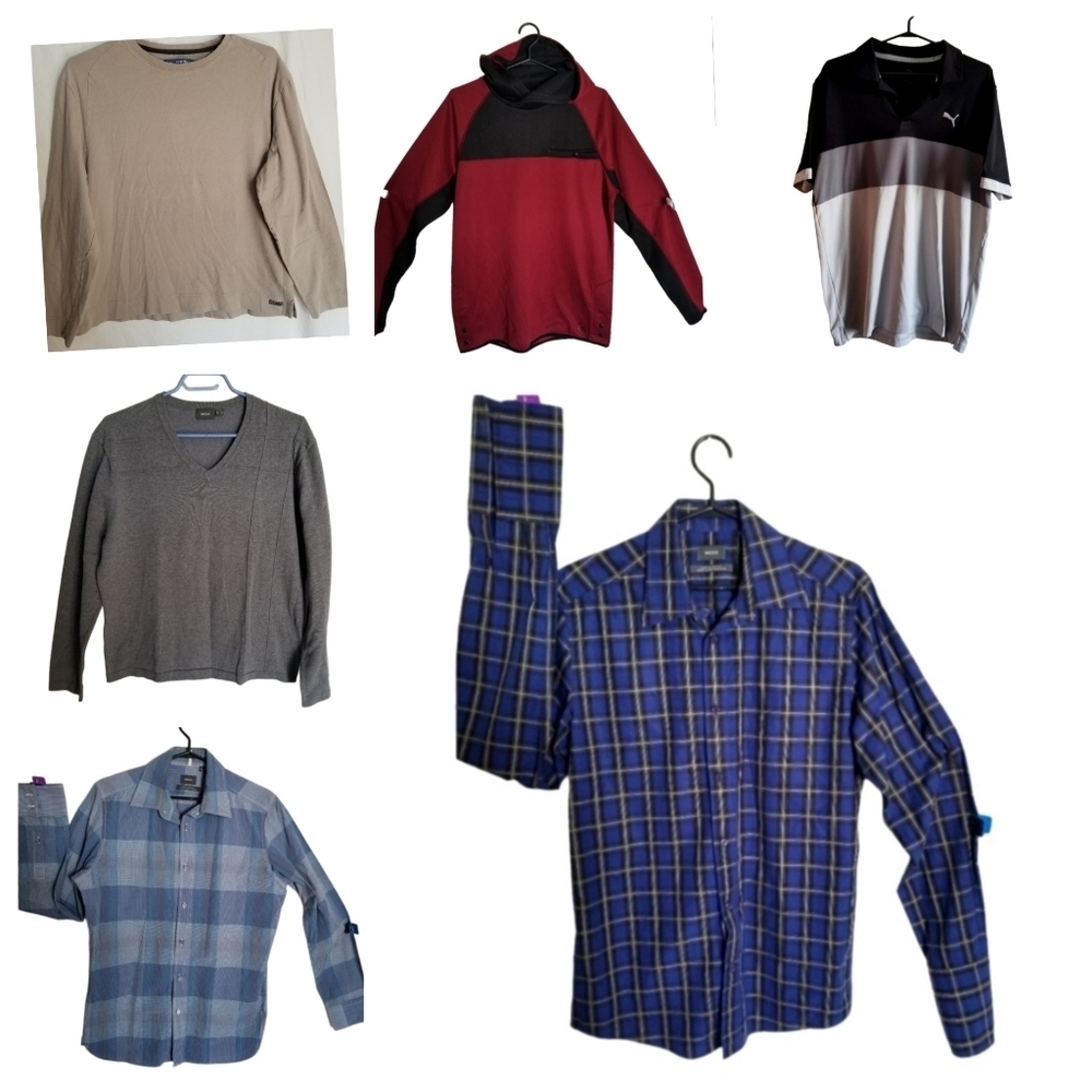 Men's Size Medium Bundle Of Shirts 6 Shirts Altogether